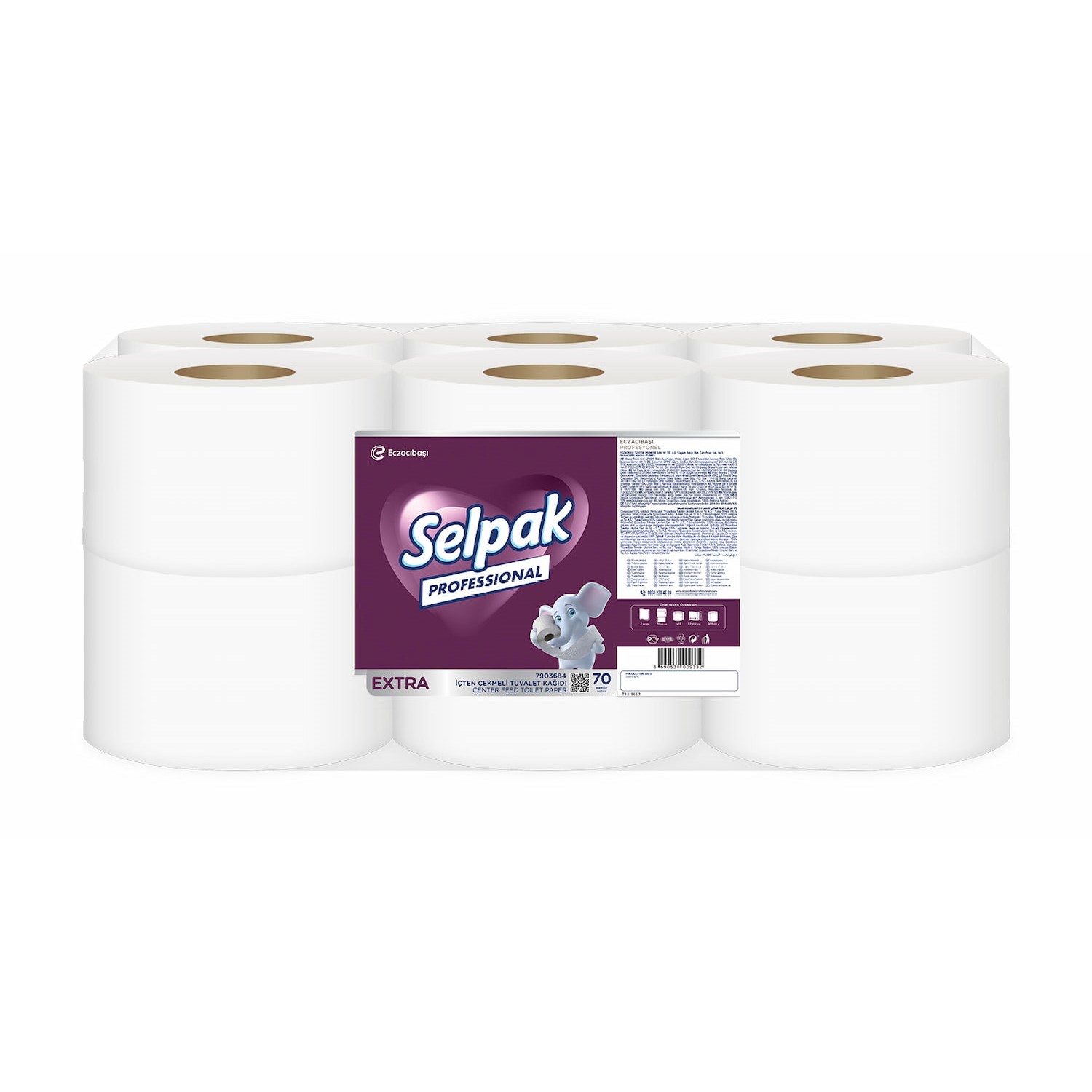 Selpak Professional Extra İçten Çekmeli Tuvalet Kağıdı 70m