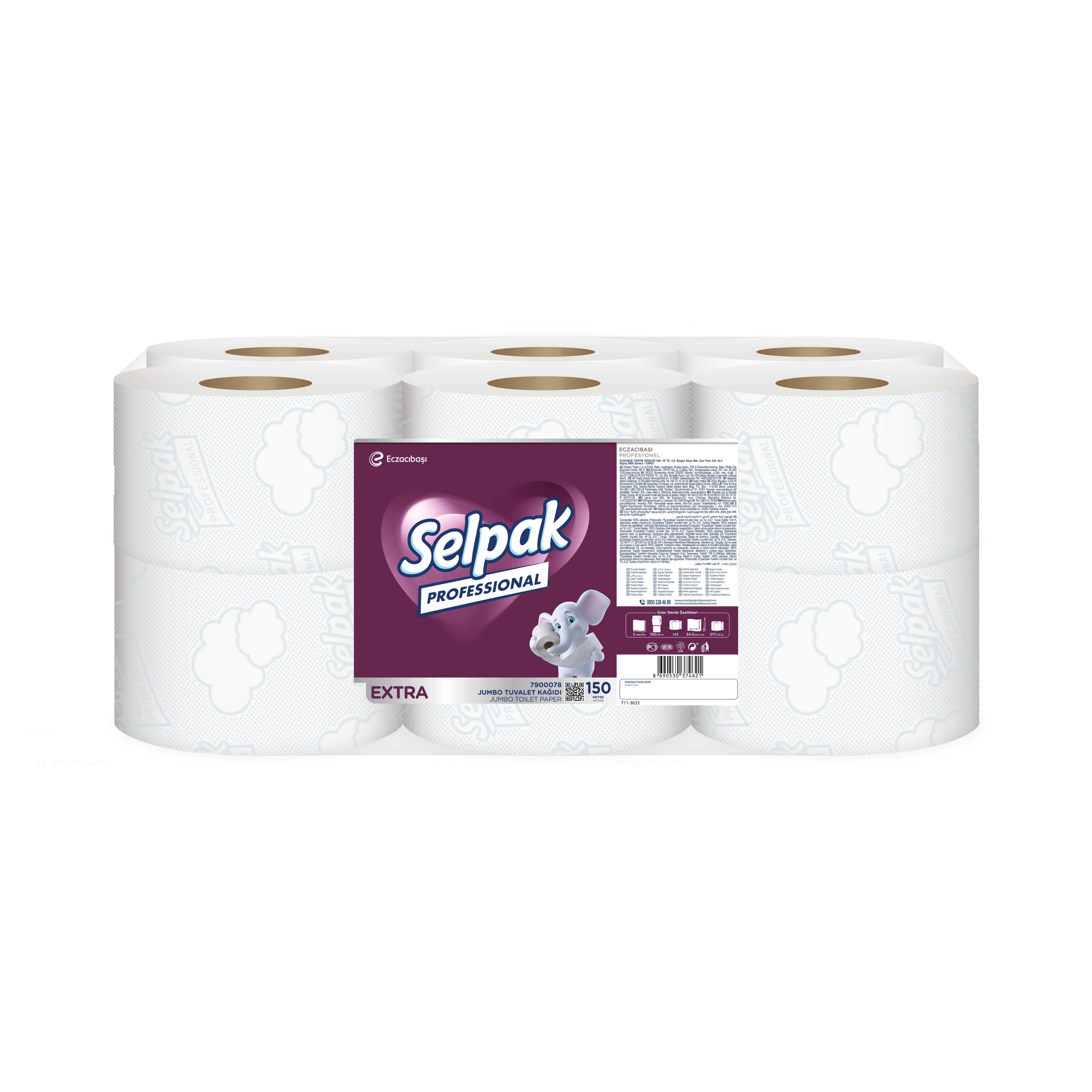 Selpak Professional Extra Jumbo Tuvalet Kağıdı 150m