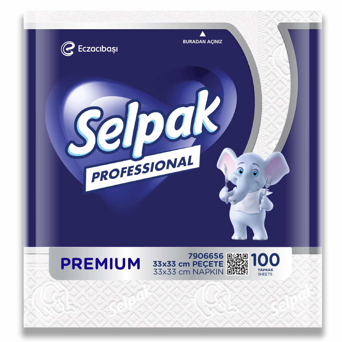Selpak Professional Napkin 33x33 - 100
