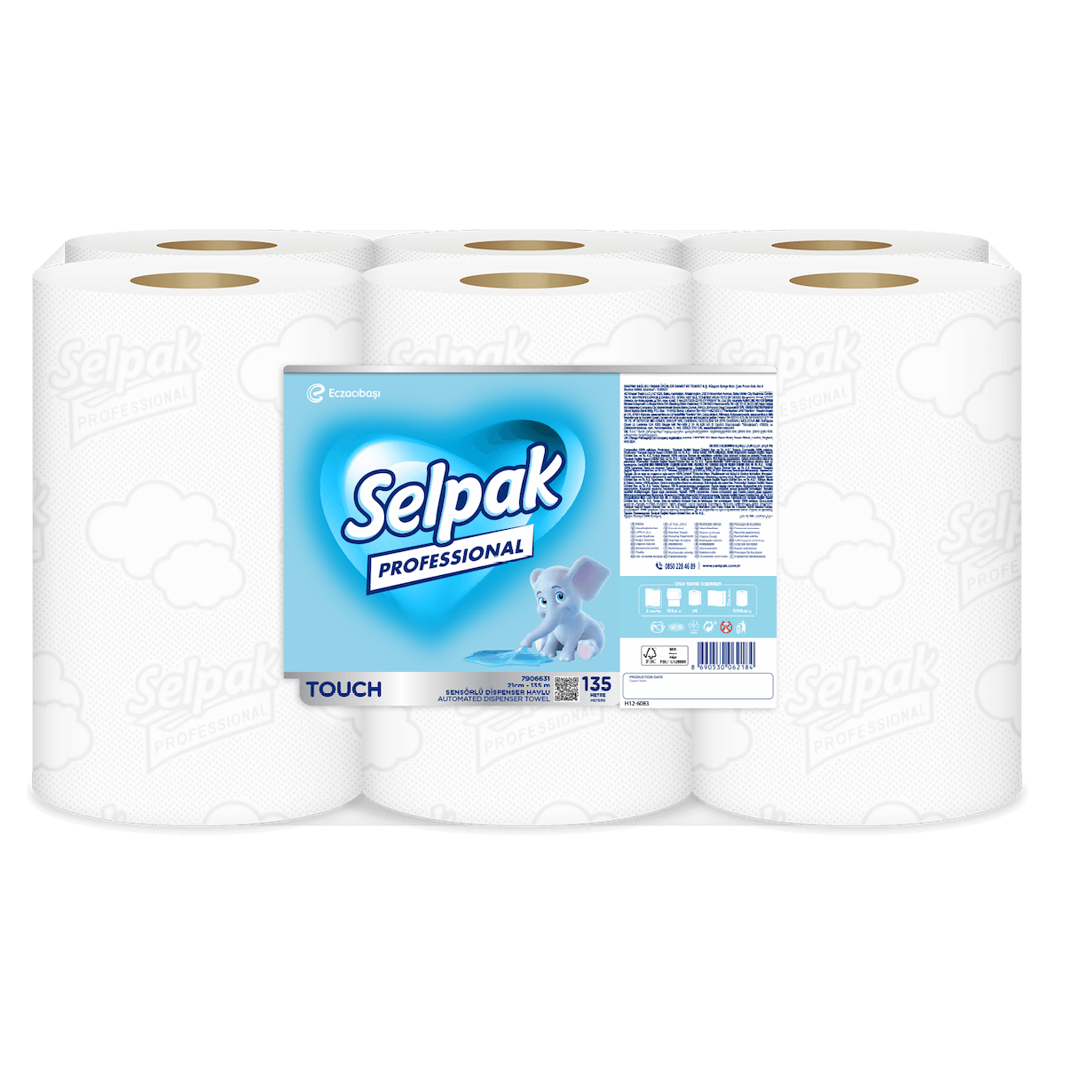 Selpak Professional Extra Sensörlü Havlu 21 cm - 135m