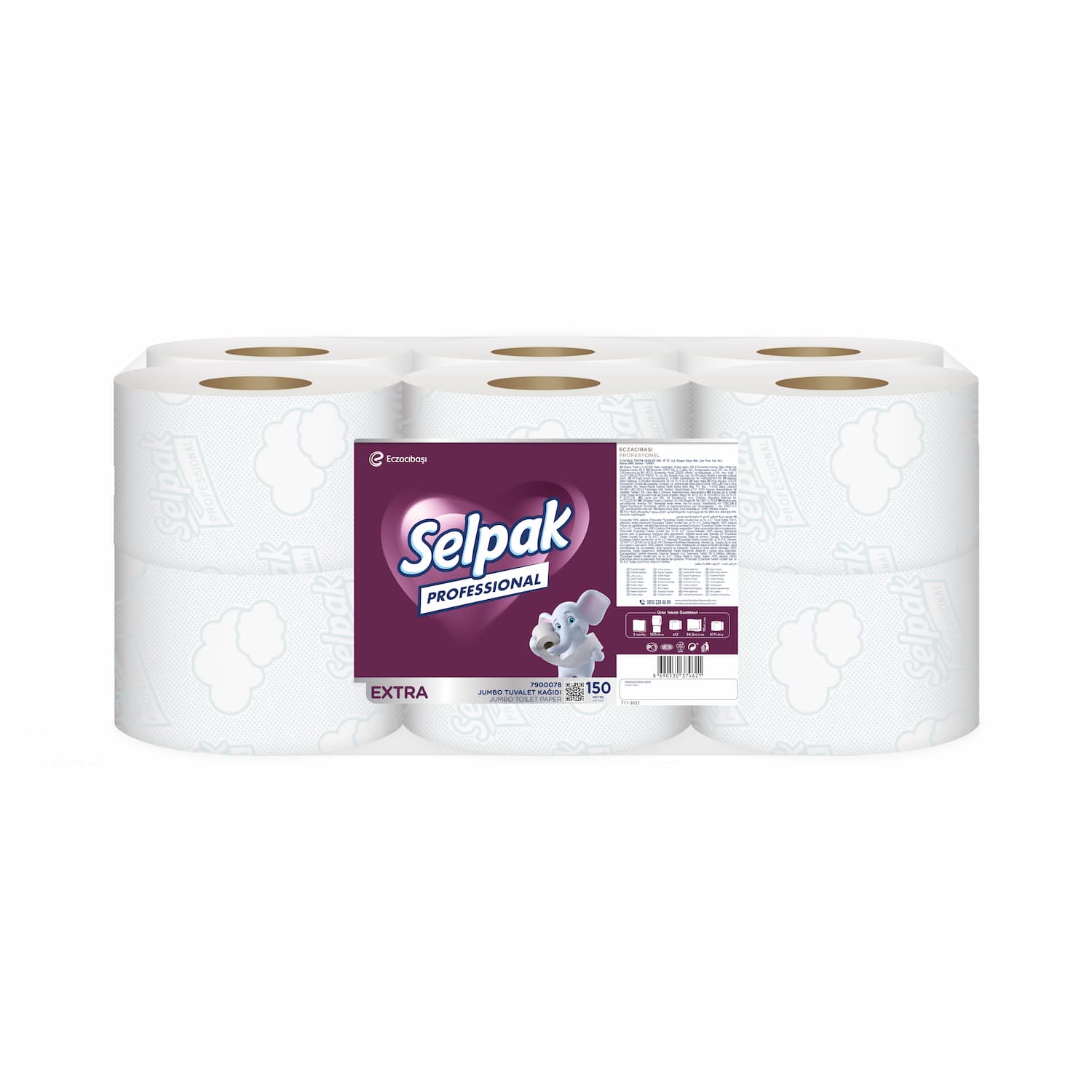 Selpak Professional Extra Jumbo Туалетная бумага 150 м