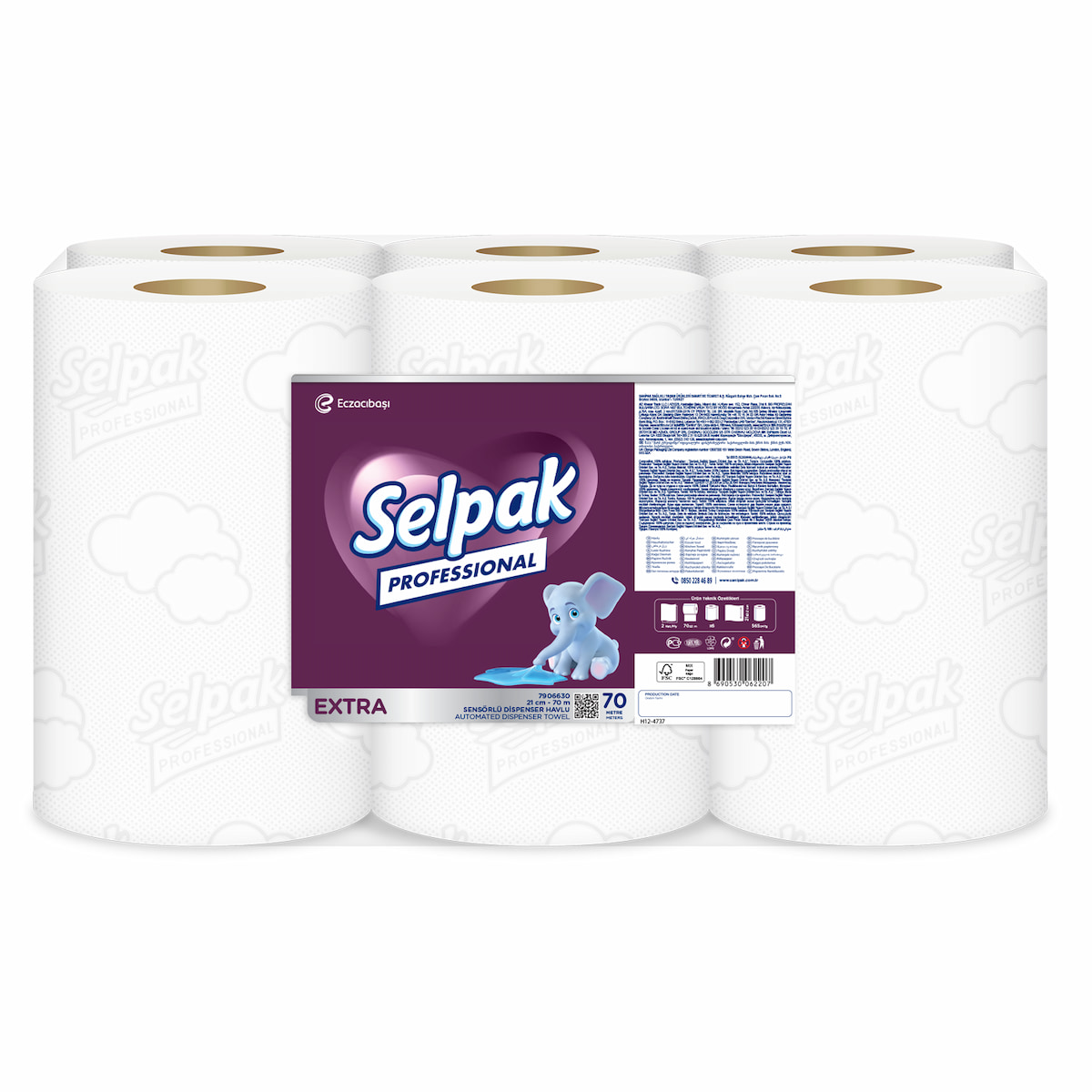 Selpak Professional Extra Sensörlü Havlu 21 cm - 70m