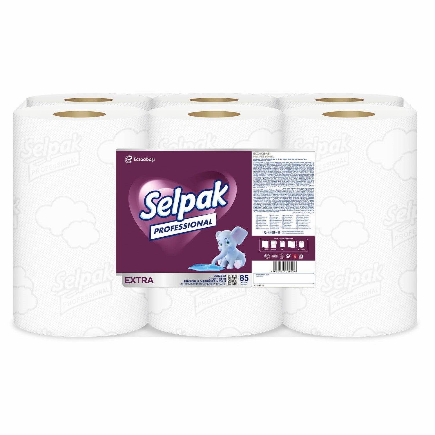 Selpak Professional Extra Sensörlü Havlu 21 cm - 85 m