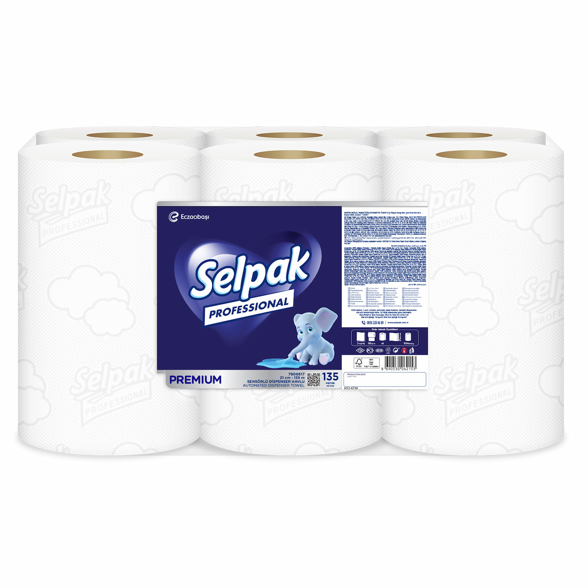 Selpak Professional Sensörlü Havlu 21 cm - 135m